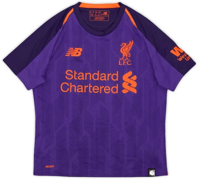 NewBalance 2018-19 Liverpool Away Shirt - 9/10 - (S.Boys)