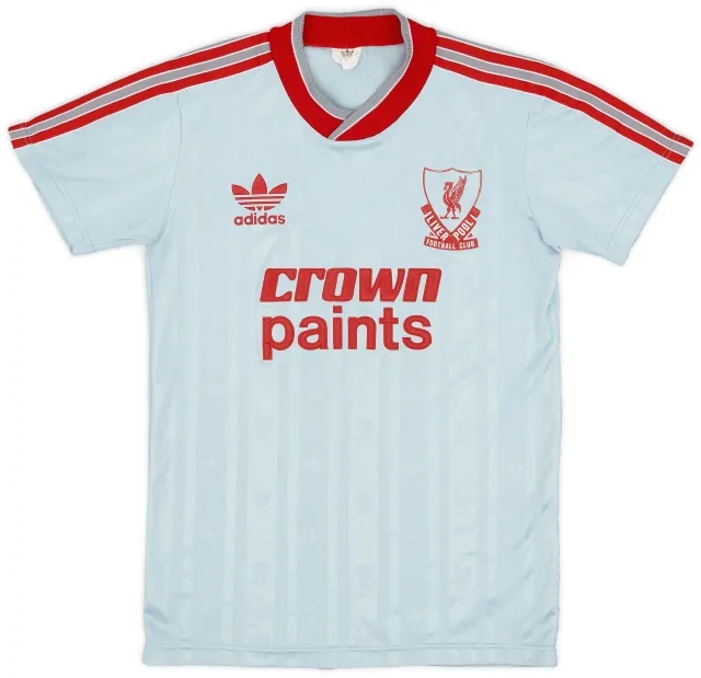 adidas 1987-88 Liverpool Away Shirt - 8/10 - (Y)