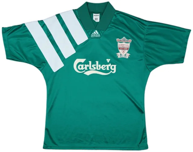 adidas 1992-93 Liverpool Centenary Away Shirt - 8/10 - (L)