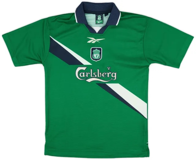 Reebok 1999-00 Liverpool Away Shirt Owen #10 - 7/10 - (M.Boys)