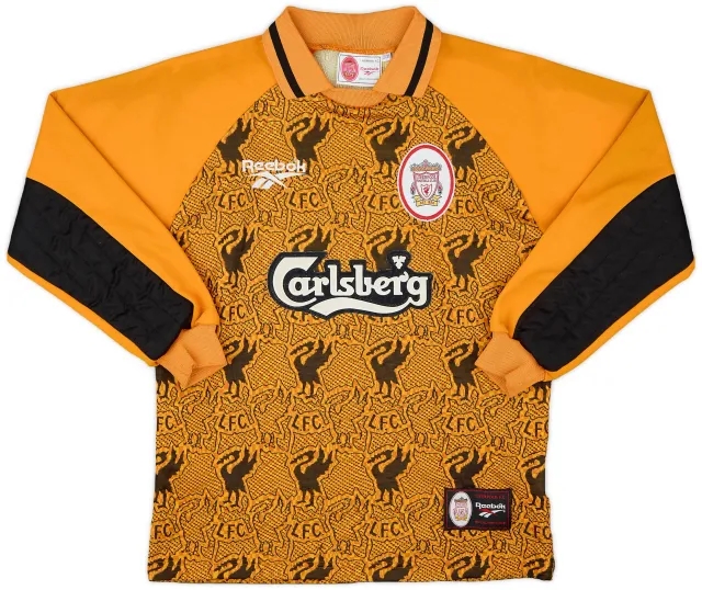 Reebok 1996-97 Liverpool GK Shirt - 8/10 - (M.Boys)