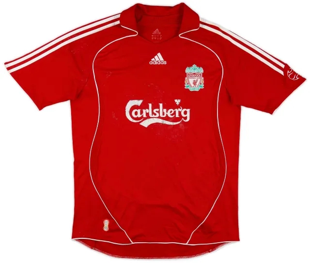 adidas 2006-08 Liverpool Home Shirt - 4/10 - (L)