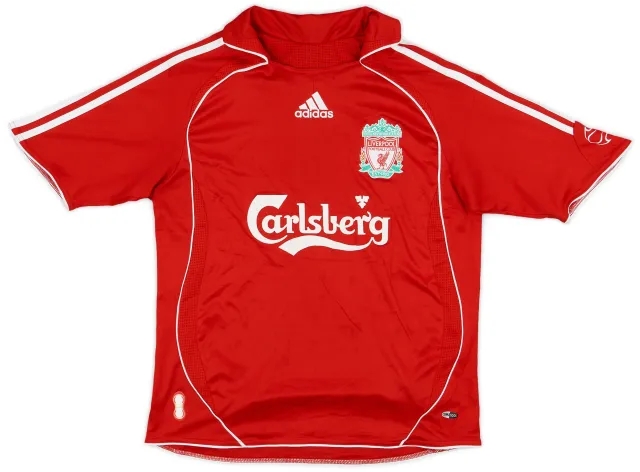 adidas 2006-08 Liverpool Home Shirt - 6/10 - (L.Boys)