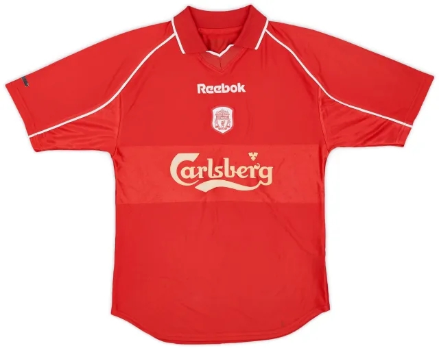 Reebok 2000-02 Liverpool Home Shirt - 6/10 - (XL.Boys)
