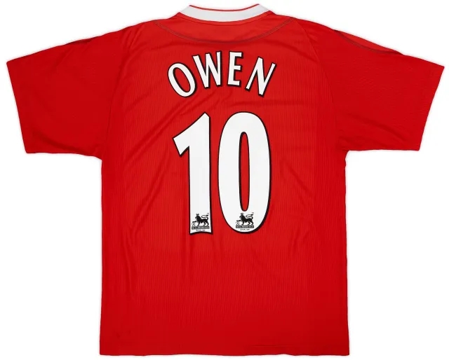 Reebok 2002-04 Liverpool Home Shirt Owen #10 - 4/10 - (M)