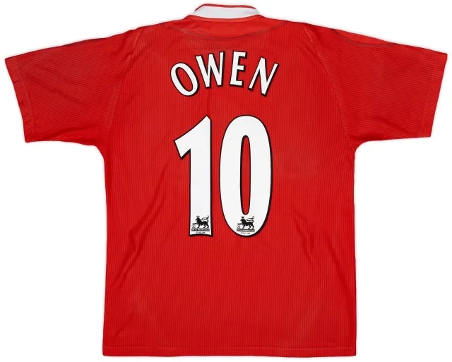 Reebok 2002-04 Liverpool Home Shirt Owen #10 - 4/10 - (M)
