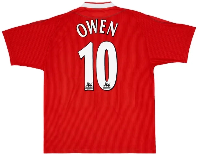 Reebok 2002-04 Liverpool Home Shirt Owen #10 - 8/10 - (L)