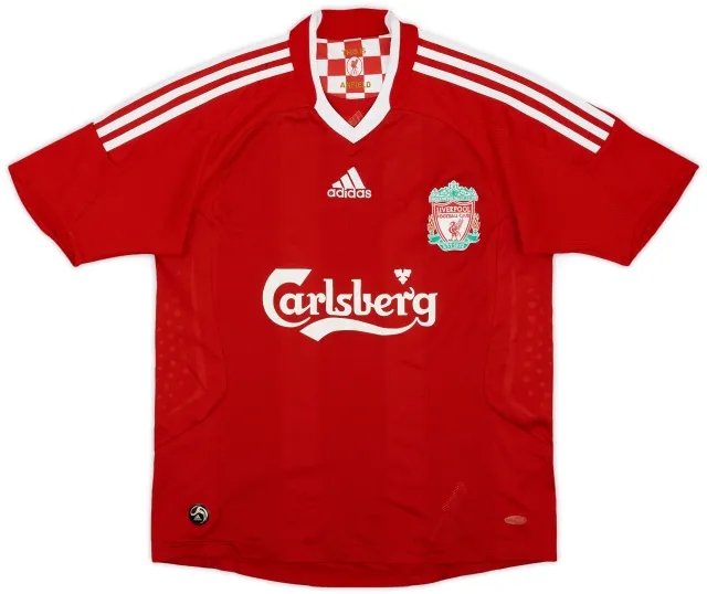 adidas 2008-10 Liverpool Home Shirt - 6/10 - (L.Boys)