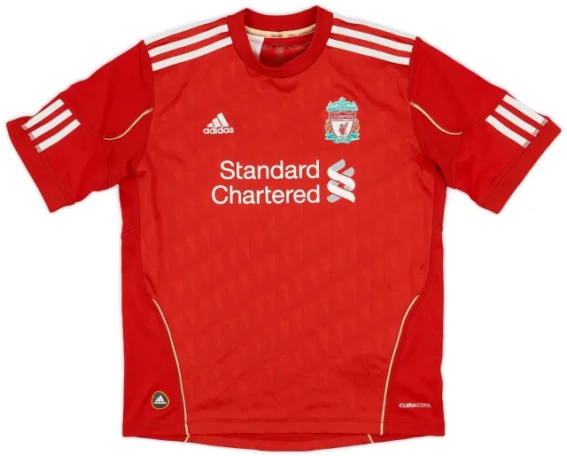 adidas 2010-12 Liverpool Home Shirt - 7/10 - (M.Boys)