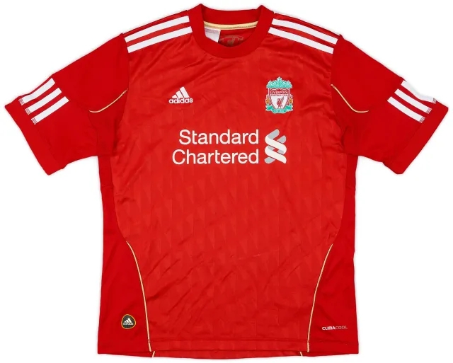 adidas 2010-12 Liverpool Home Shirt - 8/10 - (M.Boys)