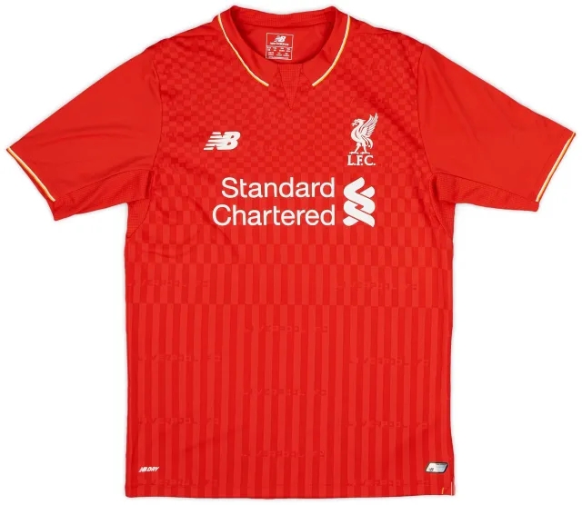 NewBalance 2015-16 Liverpool Home Shirt - 8/10 - (XL.Boys)