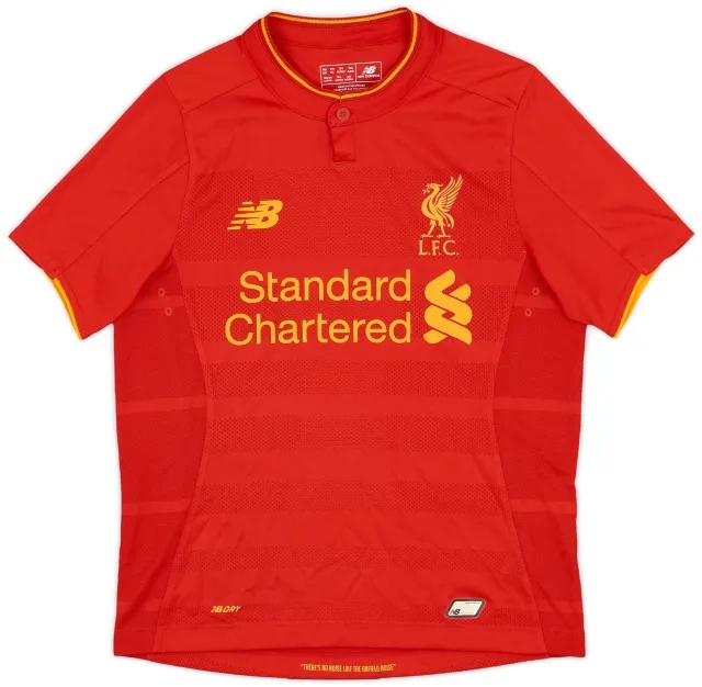 NewBalance 2016-17 Liverpool Home Shirt - 8/10 - (M.Boys)