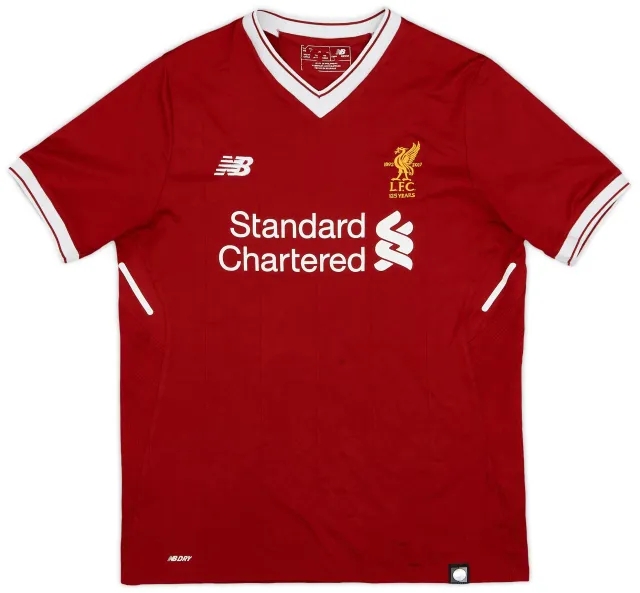 NewBalance 2017-18 Liverpool 125 Years Home Shirt - 6/10 - (XL.Boys)
