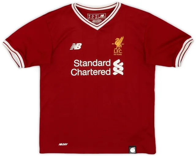 NewBalance 2017-18 Liverpool 125 Years Home Shirt - 9/10 - (4-5 Years)