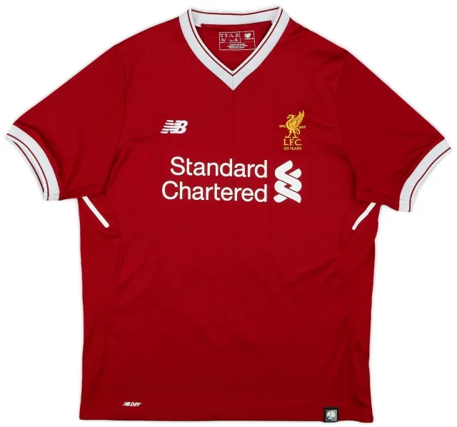 NewBalance 2017-18 Liverpool 125 Years Home Shirt - 6/10 - (XL.Boys)