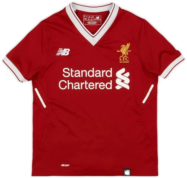 NewBalance 2017-18 Liverpool 125 Years Home Shirt - 6/10 - (S.Boys)