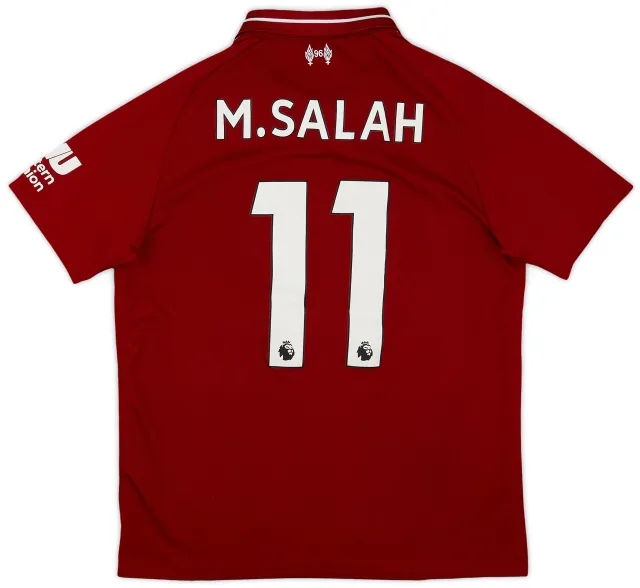 NewBalance 2018-19 Liverpool Home Shirt M.Salah #11 - 7/10 - (S)