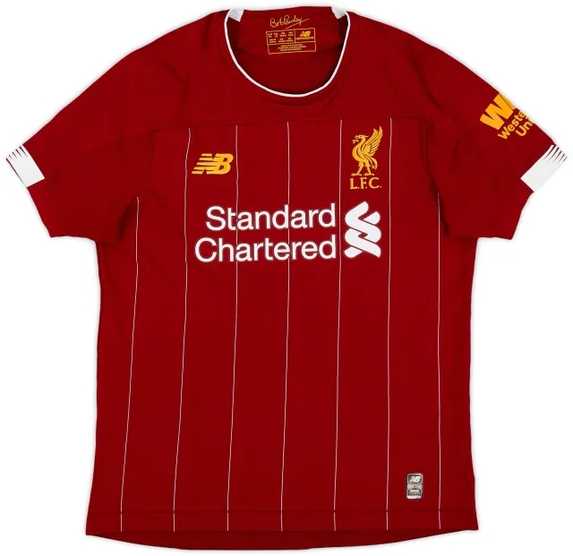 NewBalance 2019-20 Liverpool Home Shirt - 9/10 - (XL.Boys)