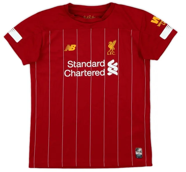NewBalance 2019-20 Liverpool Home Shirt - 7/10 - (S.Boys)