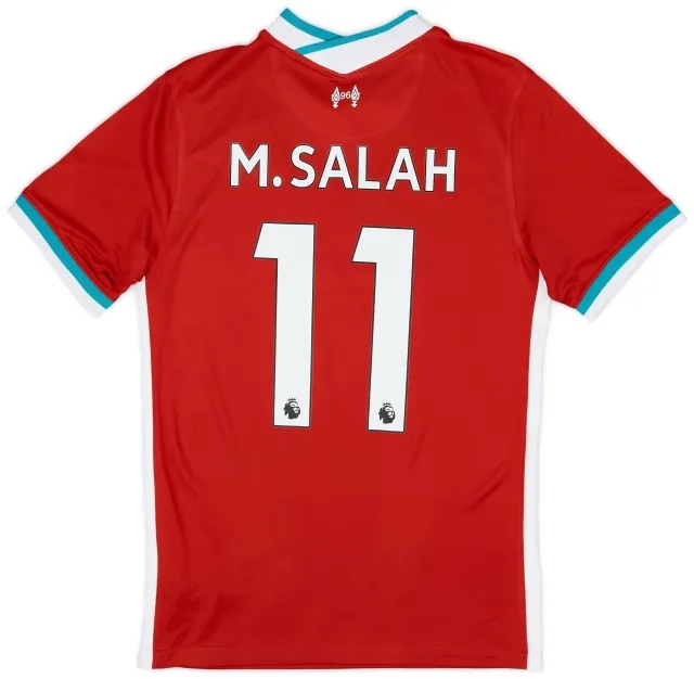 Nike 2020-21 Liverpool Home Shirt M.Salah #11 - 6/10 - (S)