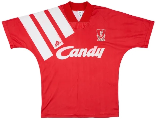 adidas 1991-92 Liverpool Home Shirt - 6/10 - (M)