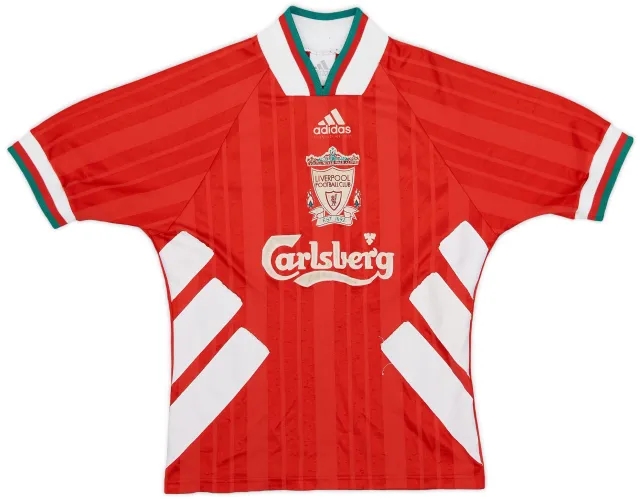 adidas 1993-95 Liverpool Home Shirt - 6/10 - (M.Boys)