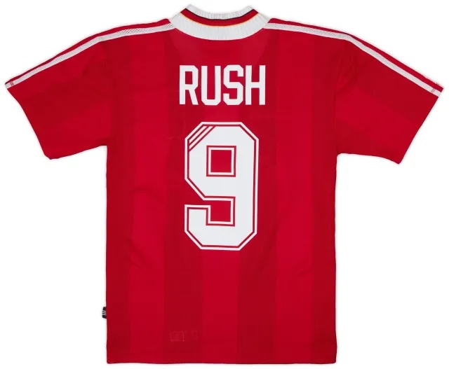 adidas 1995-96 Liverpool Home Shirt Rush #9 - 8/10 - (S)