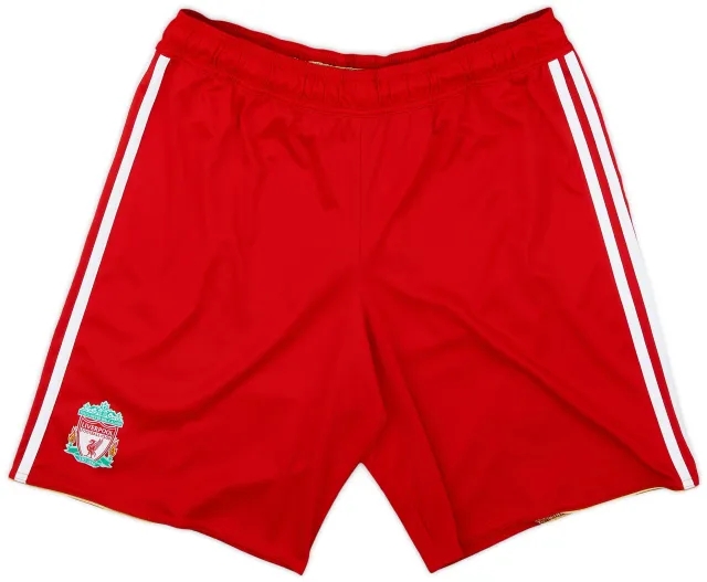 adidas 2010-12 Liverpool Home Shorts - 6/10 - (L)