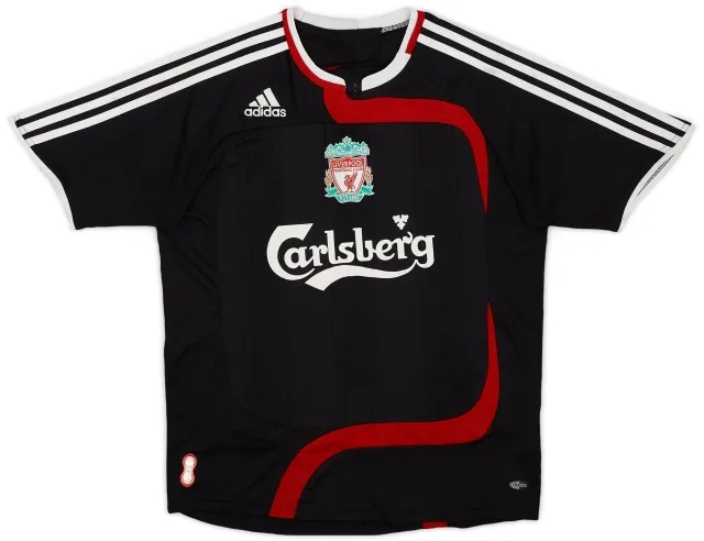 adidas 2007-08 Liverpool Third Shirt - 6/10 - (L.Boys)