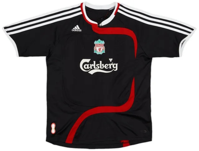 adidas 2007-08 Liverpool Third Shirt - 8/10 - (M.Boys)