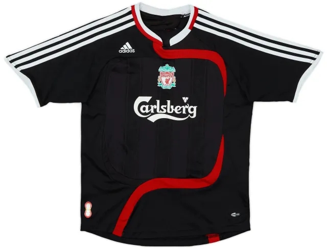 adidas 2007-08 Liverpool Third Shirt - 9/10 - (M.Boys)