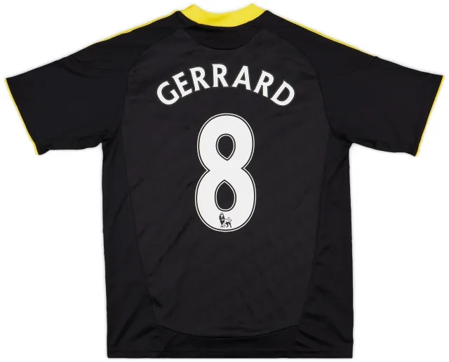 adidas 2010-11 Liverpool Third Shirt Gerrard #8 - 7/10 - (L.Boys)