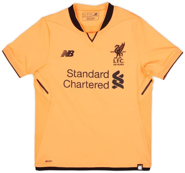 NewBalance 2017-18 Liverpool 125 Years Third Shirt - 8/10 - (L.Boys)