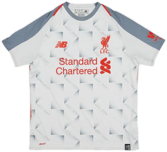 NewBalance 2018-19 Liverpool Third Shirt - 8/10 - (L.Boys)