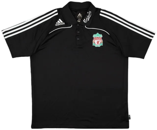 2008-09 Liverpool adidas Polo Shirt - 9/10 - (L/XL)