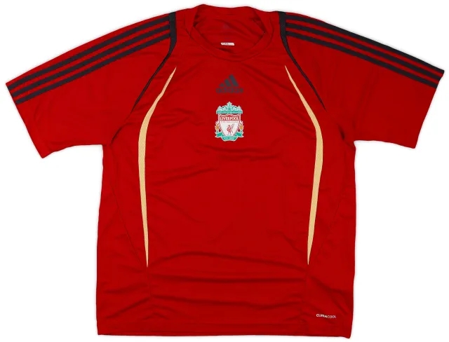 2009-10 Liverpool adidas Training Shirt - 8/10 - (L)