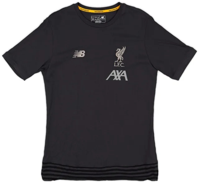 2018-19 Liverpool New Balance Cotton Tee - 8/10 - (M)