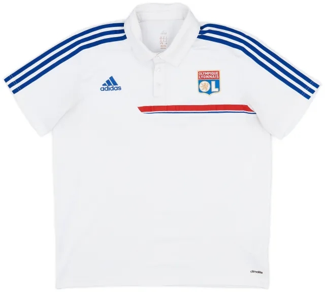 2013-14 Lyon adidas Polo Shirt - 8/10 - (XL/XXL)