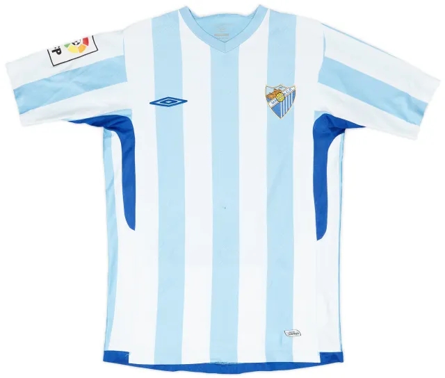Umbro 2009-10 Malaga Home Shirt - 6/10 - (S)