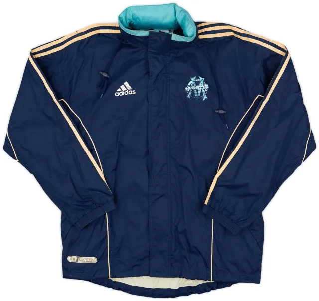 2000-01 Olympique Marseille adidas Rain Jacket - 3/10 - (S)