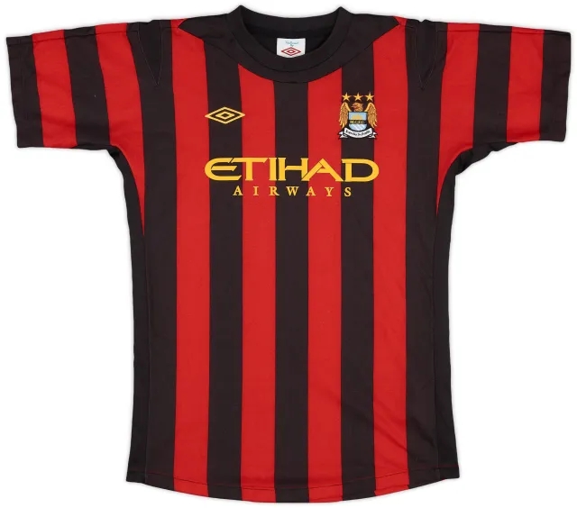 Umbro 2011-12 Manchester City Away Shirt - 7/10 - (XL.Boys)
