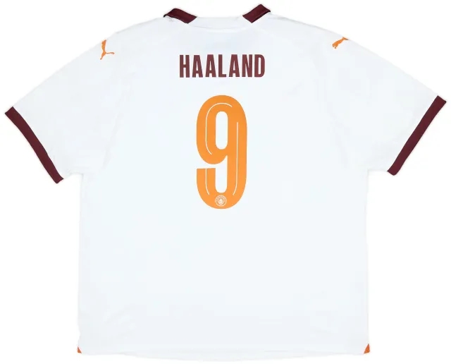 Puma 2023-24 Manchester City Away Shirt Haaland #9 (XXL)
