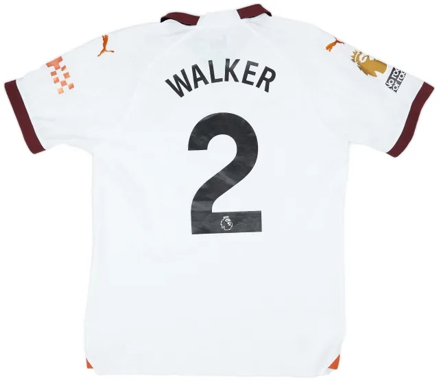 Puma 2023-24 Manchester City Match Issue Away Shirt Walker #2