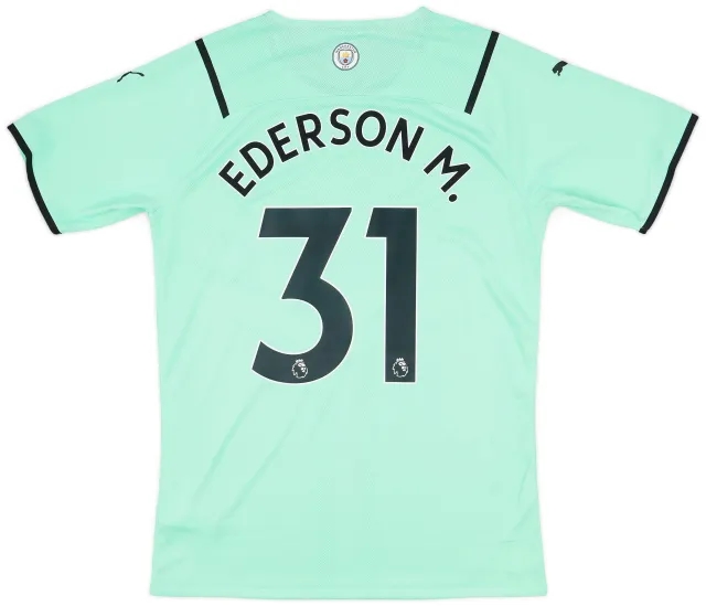 Nike 2021-22 Manchester City GK S/S Shirt Ederson M. #31 - 9/10 - (XL)