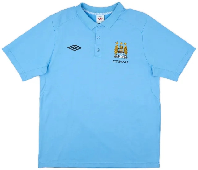 2011-12 Manchester City Umbro Polo Shirt - 8/10 - (XL)