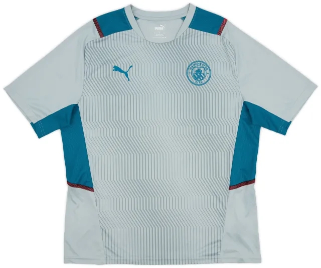 2021-22 Manchester City Puma Training Shirt - 8/10 - (XL)