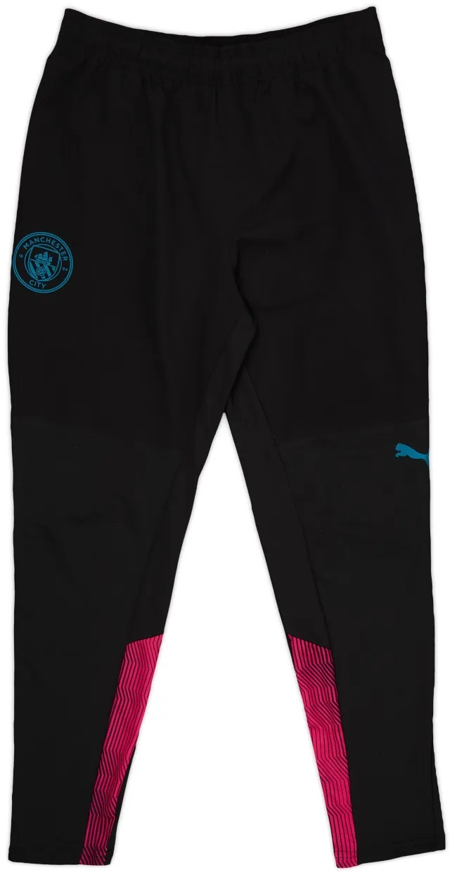 2021-22 Manchester City Puma Track Pants/Bottoms - 7/10 - (L)