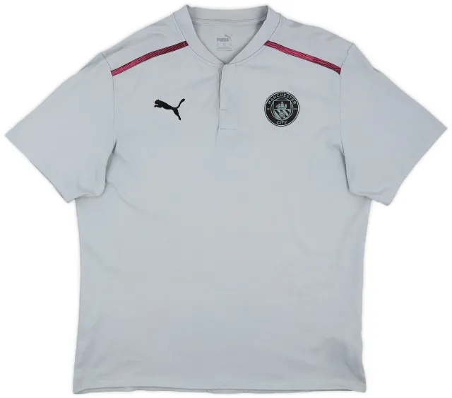 2021-22 Manchester City Puma Polo Shirt - 7/10 - (XL)