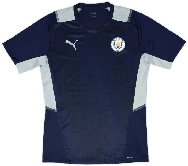 2021-22 Manchester City Puma Training Shirt - 9/10 - (L)