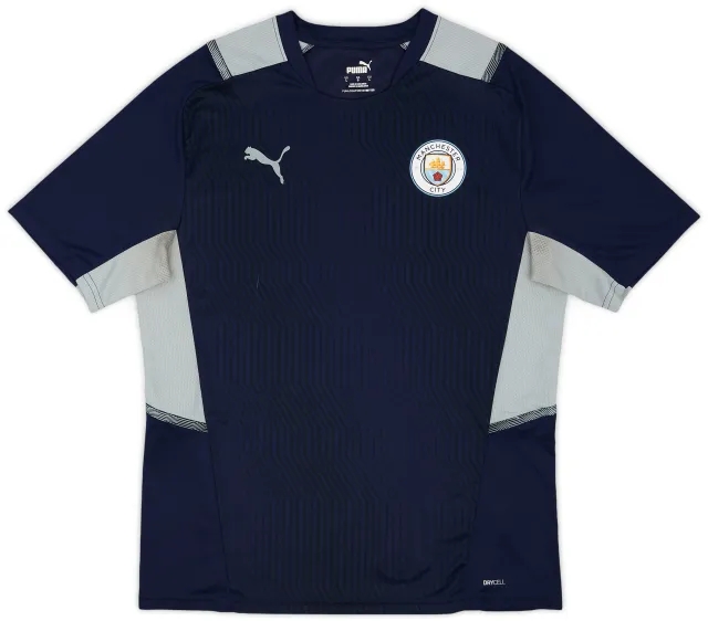 2021-22 Manchester City Puma Training Shirt - 9/10 - (L)